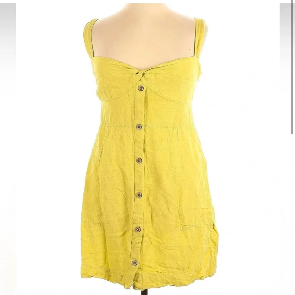 Anthropologie Maeve Linen Cotton Retro Sun Dress | Small - Picture 6 of 15